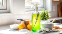 natural cleaning reduces chemicals