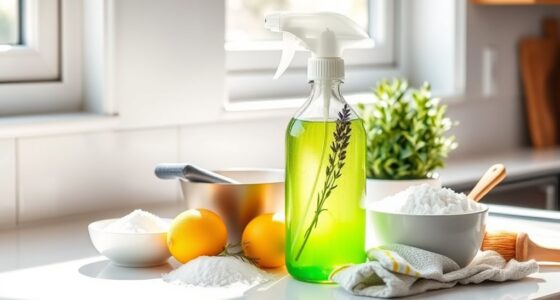 natural cleaning reduces chemicals