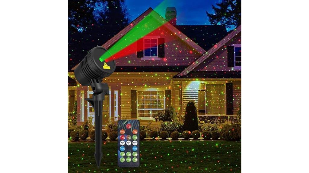 outdoor christmas light projector