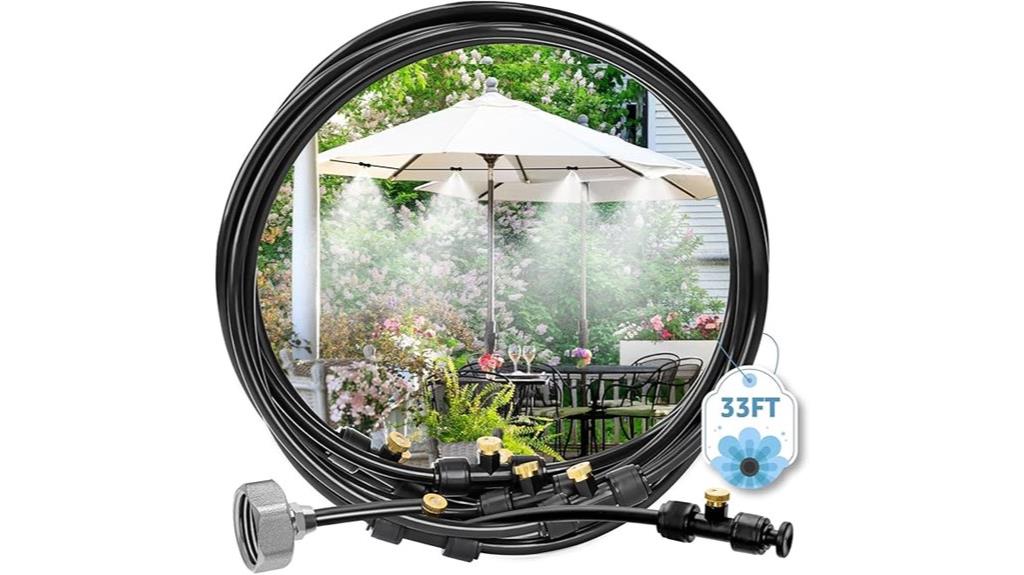 outdoor patio misting system