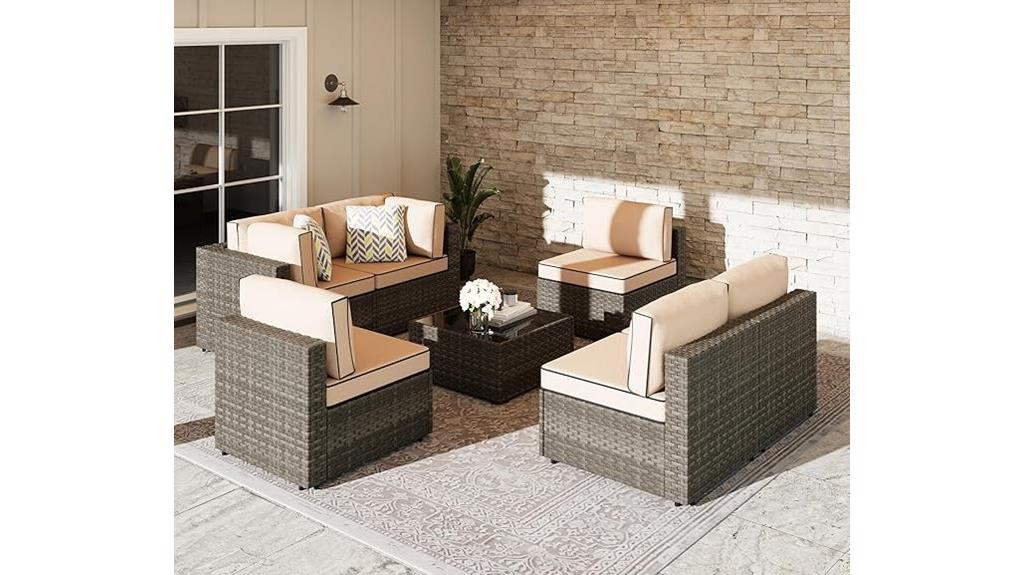 outdoor sectional sofa set