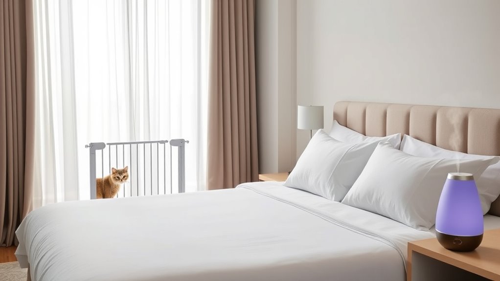 pet free bedroom allergy control