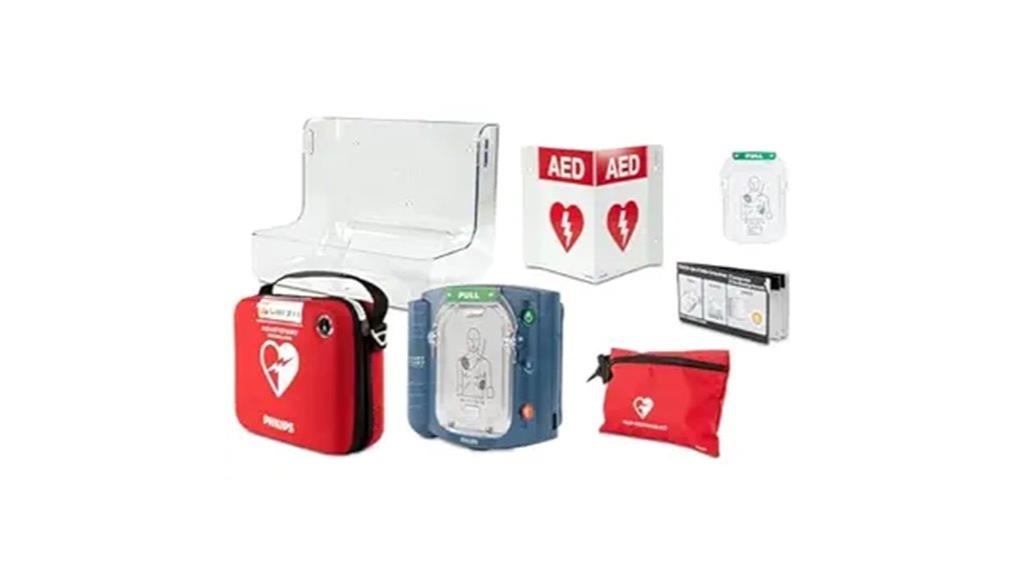 philips aed with medical kit