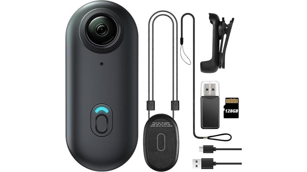 portable 128gb action camera