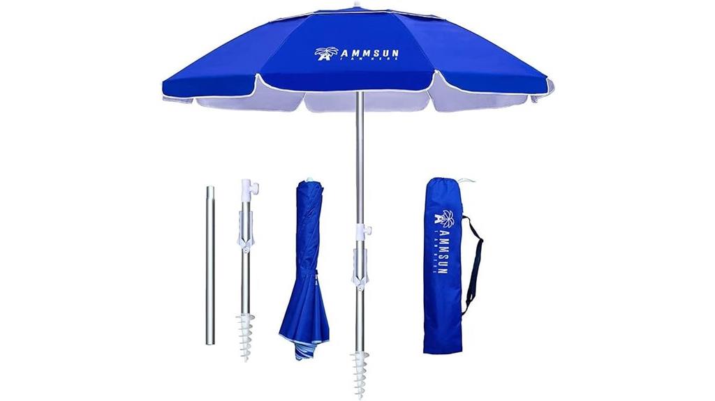 portable beach umbrella