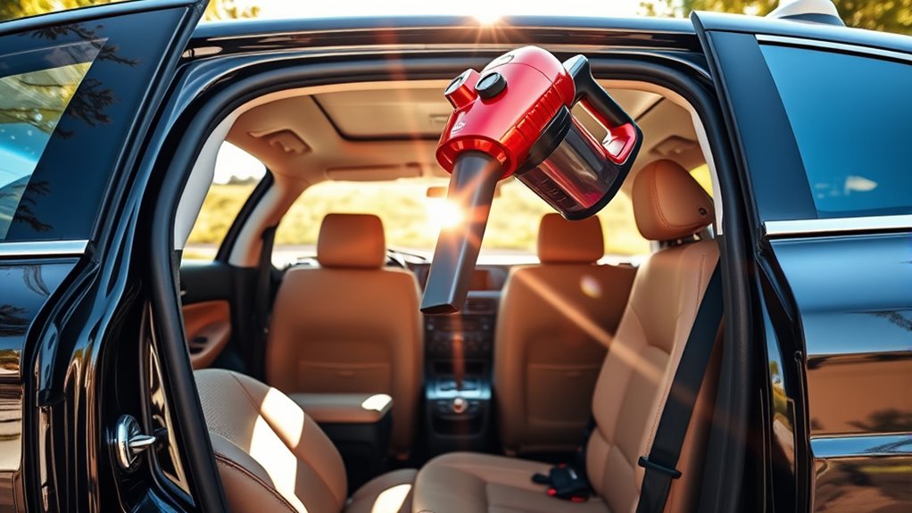 portable car interior cleaning