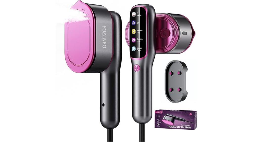 portable dual function travel steamer