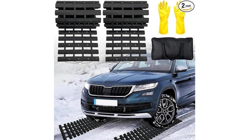 portable emergency traction mats