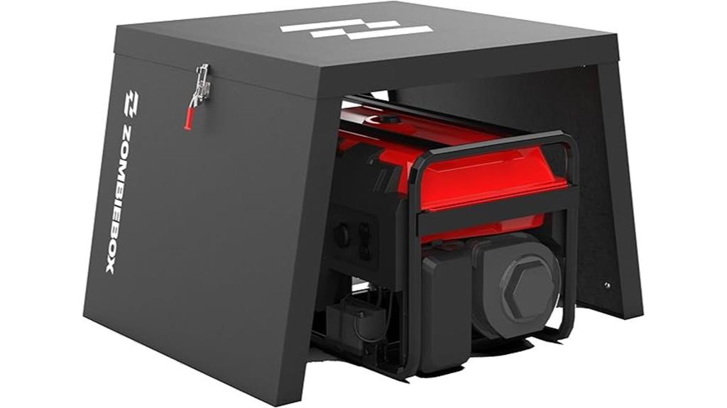 portable generator shelter barrier