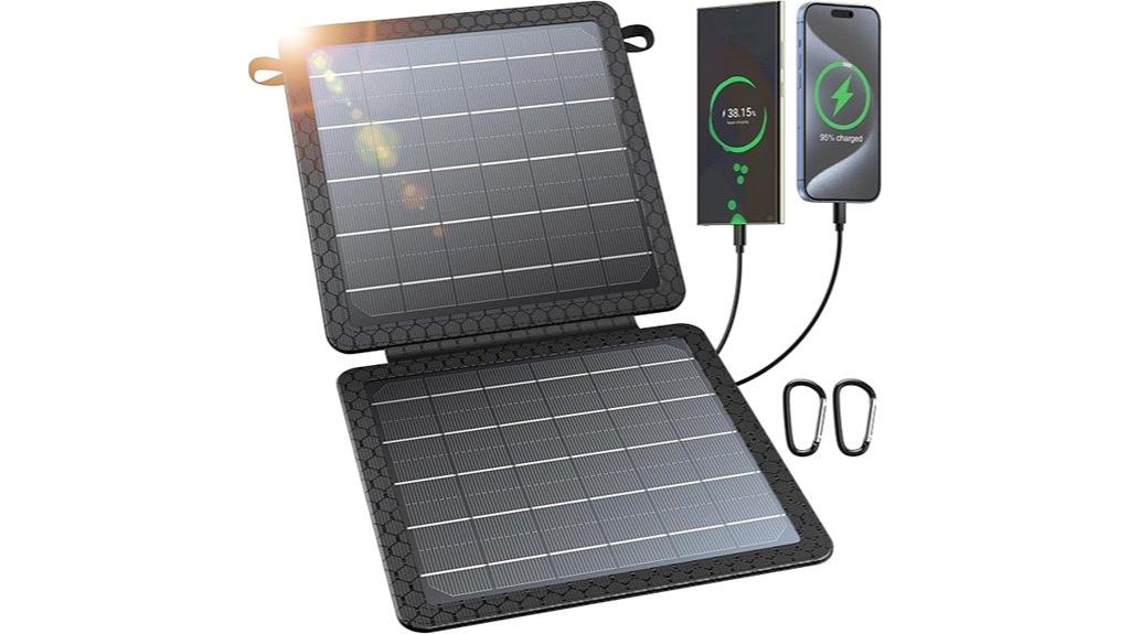 portable solar power charger