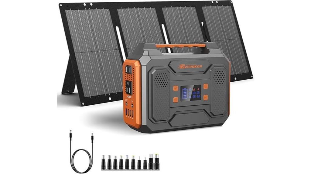 portable solar power system