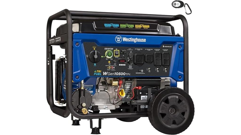 portable tri fuel generator