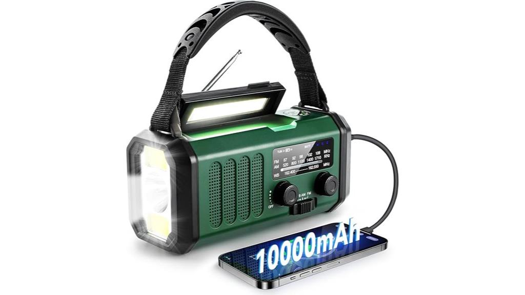 portable weather radio with power