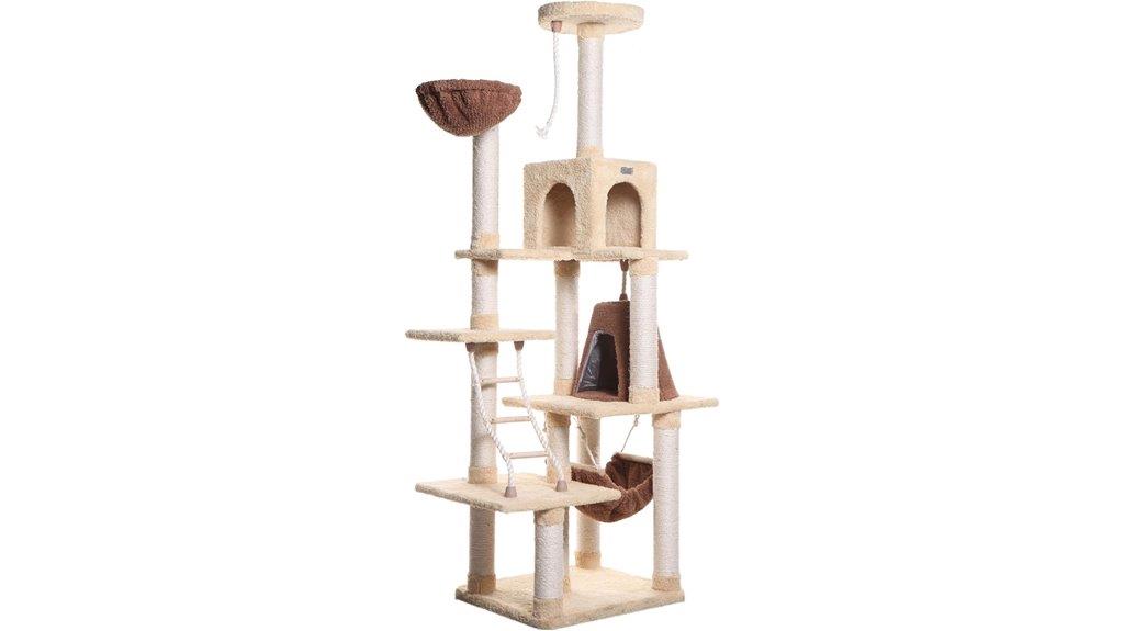 premium cat tree goldenrod