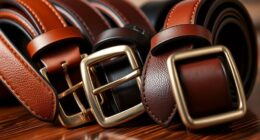 premium men s leather belt selection