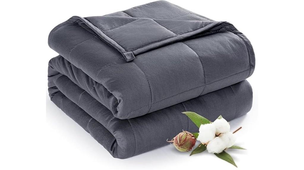 queen sized cooling weighted blanket