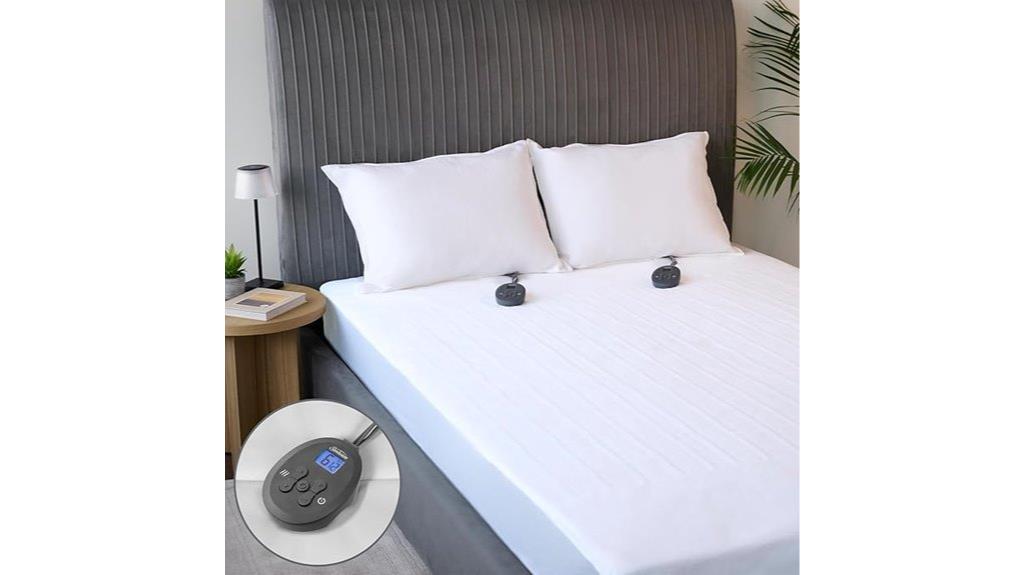 queen sized heated mattress pad