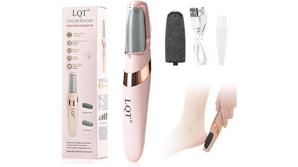 rechargeable callus remover device