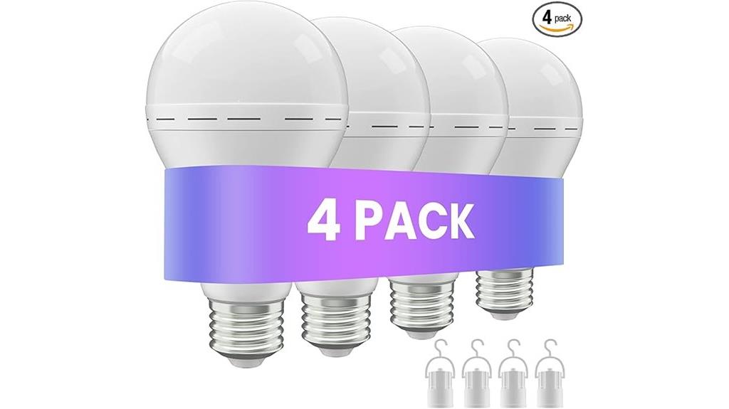 rechargeable led bulbs pack