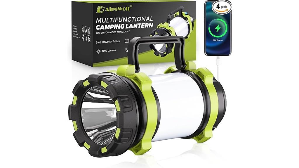 rechargeable led camping lantern