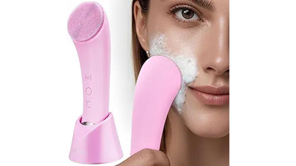 rechargeable silicone face brush