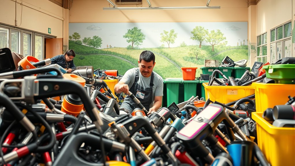 recycle old vacuum responsibly