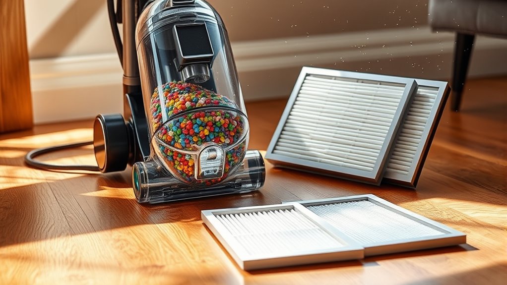 regular bagless vacuum maintenance