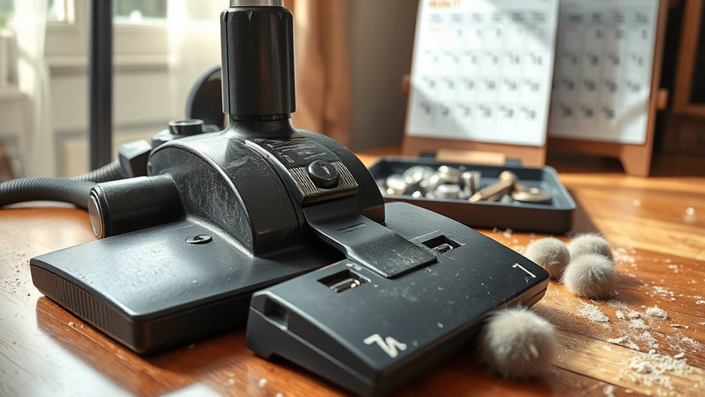 regular vacuum maintenance routine