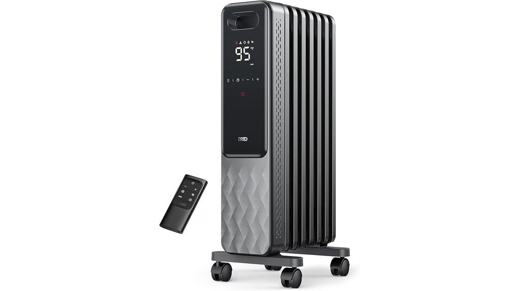 remote controlled digital heater