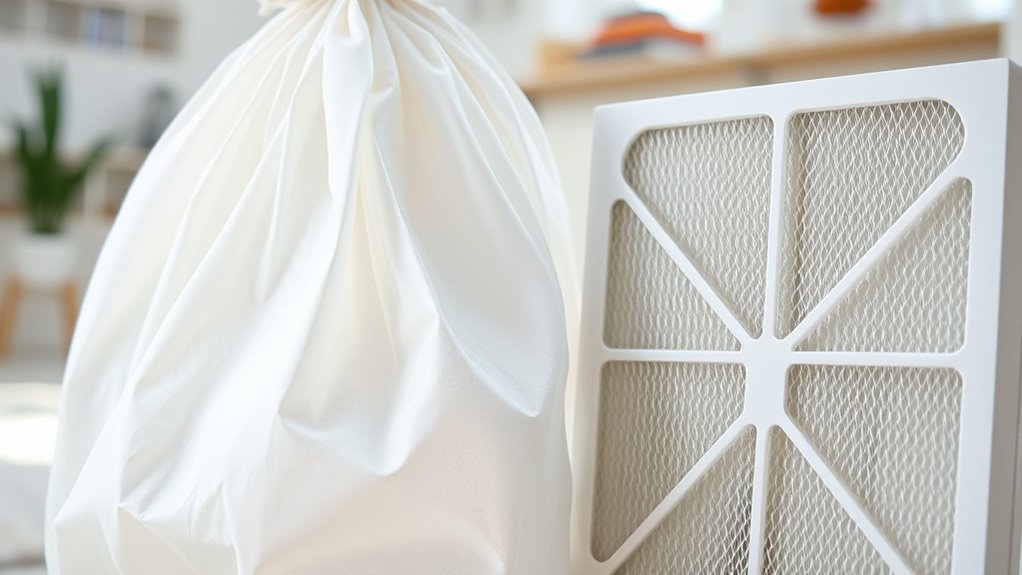 replace bags and filters regularly