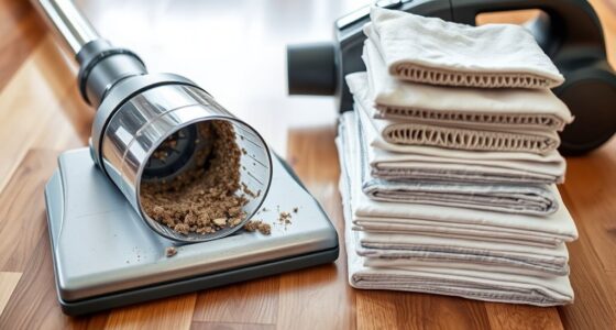 replace vacuum bags regularly