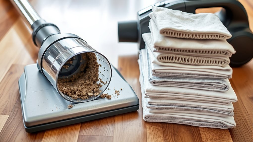 replace vacuum bags regularly