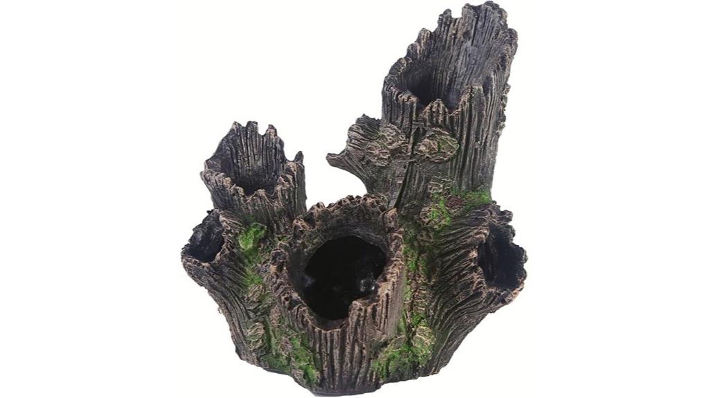 resin tree trunk hideouts