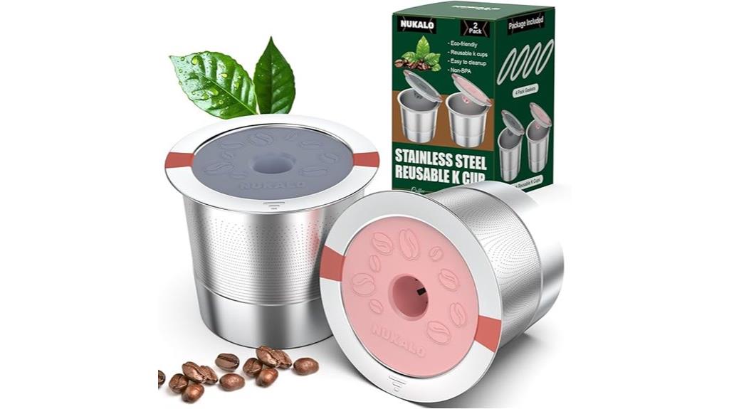 reusable stainless steel coffee pod