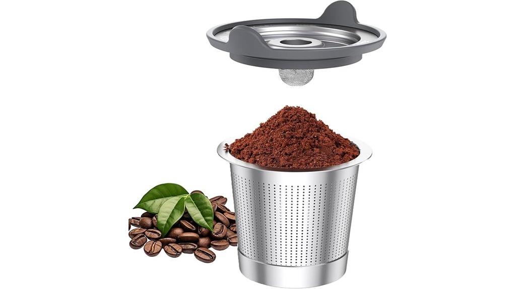 reusable stainless steel coffee pods