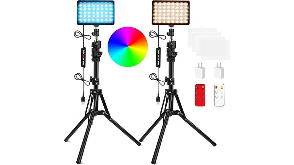 rgb led video light