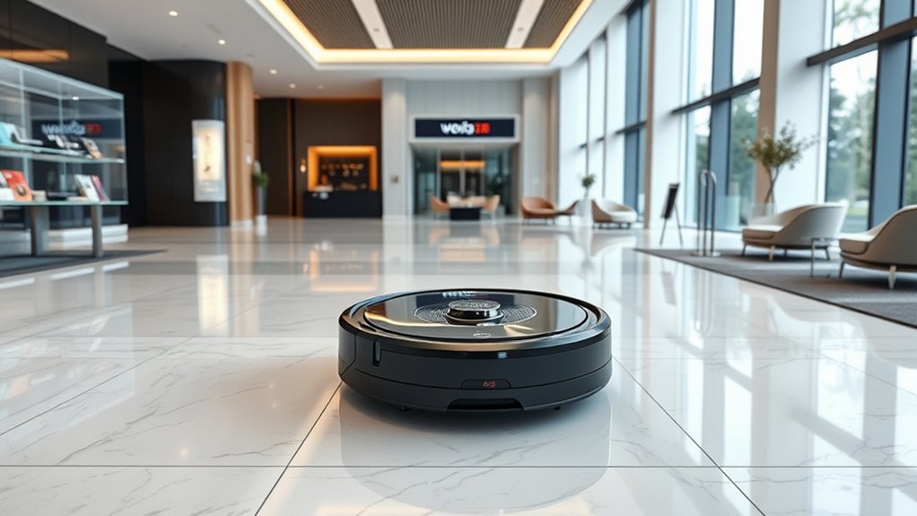 robot vacuums enhance commercial cleanliness