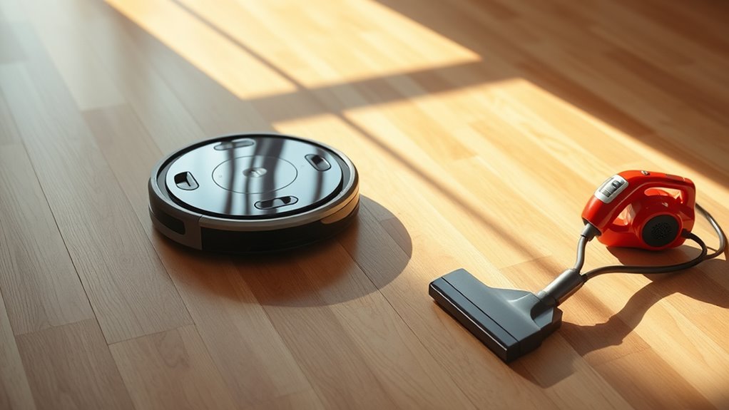 robot vacuums save time