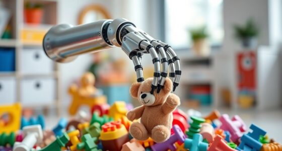 robotic vacuum toy pickup