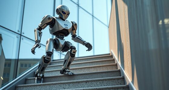 robots overcoming stair barriers