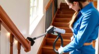 safe stair vacuuming techniques