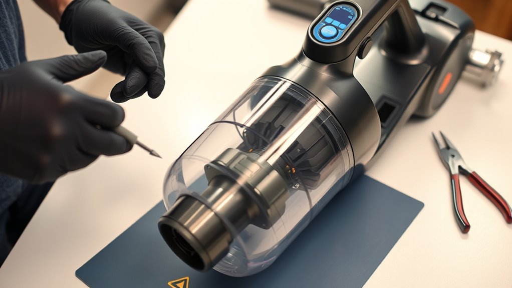 safe vacuum disassembly guide