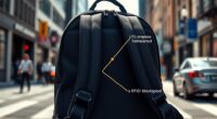 secure travel backpack options
