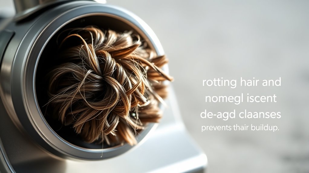 self cleaning brush roll technology