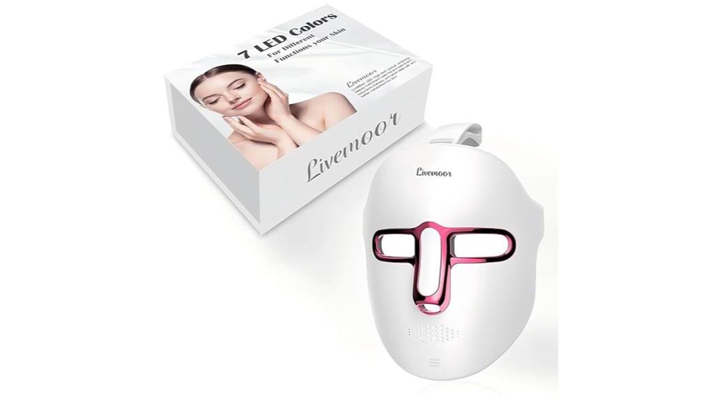 seven color led facial mask