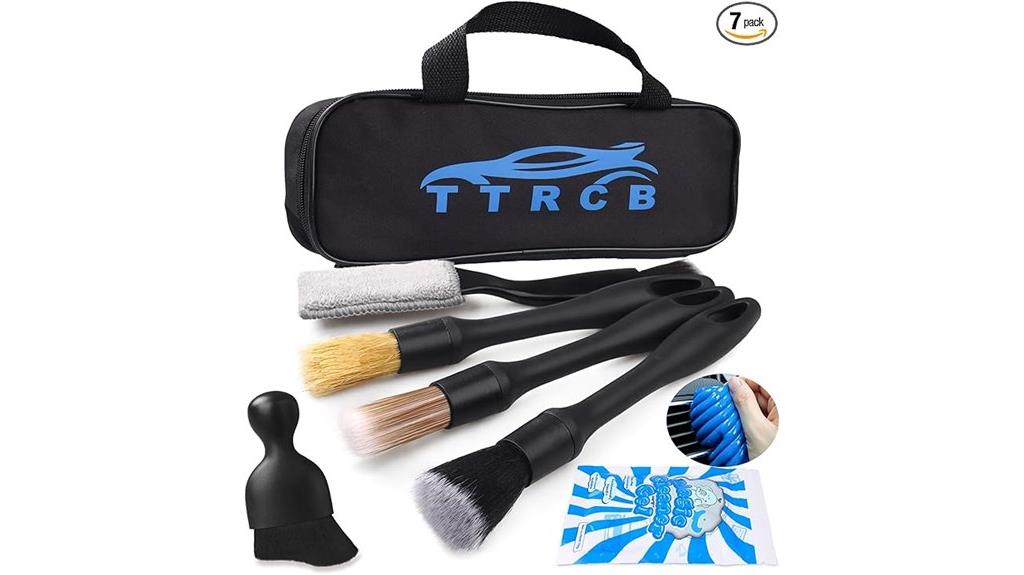 seven piece brush set