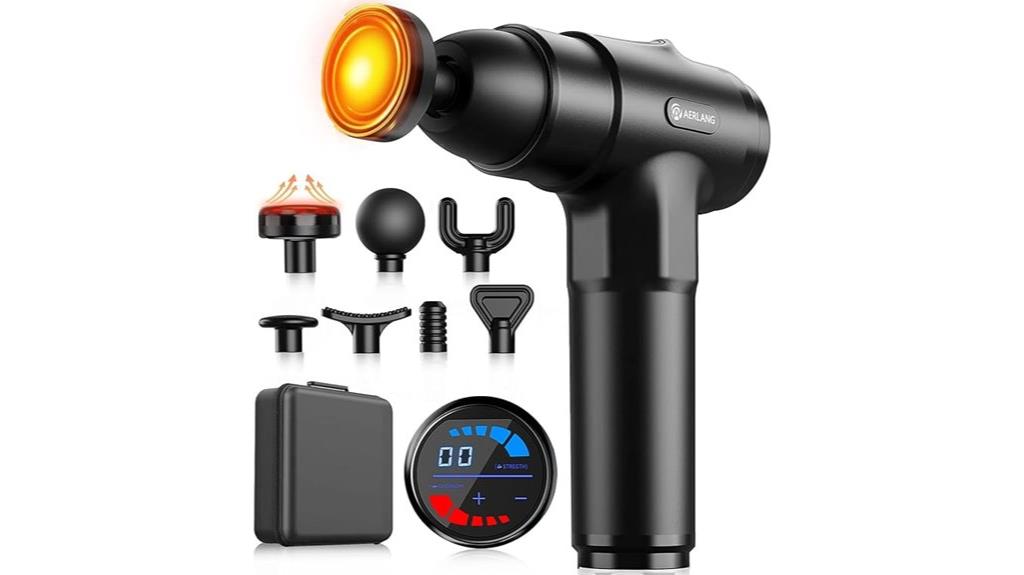 silent heat massage device