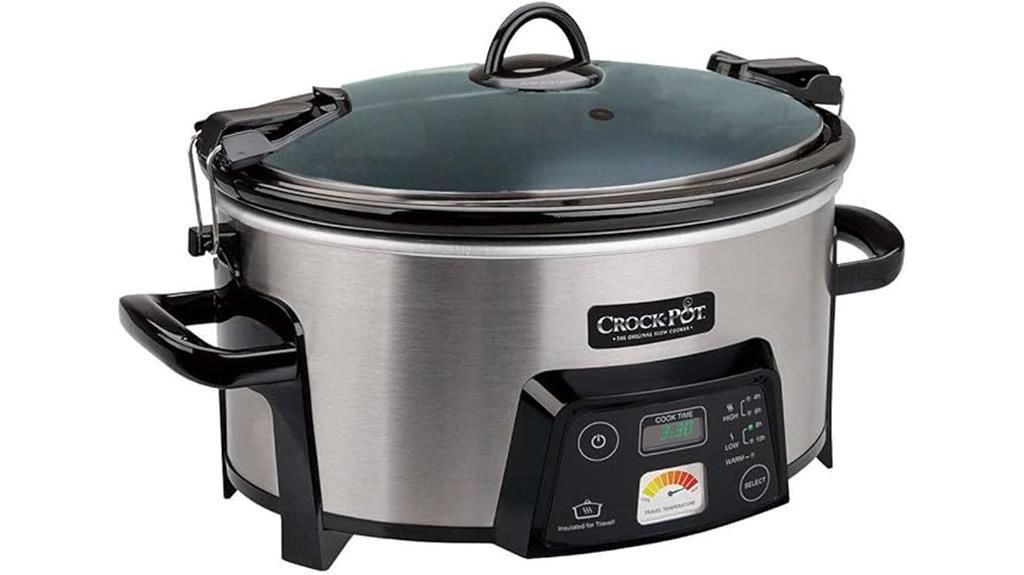 six quart programmable slow cooker
