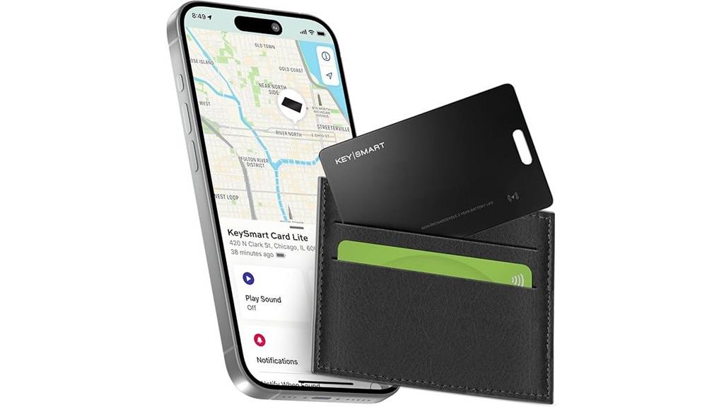 slim wallet with tracker