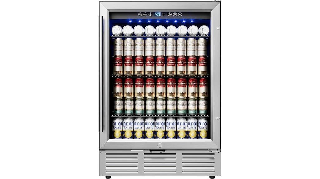 small glass door cooler
